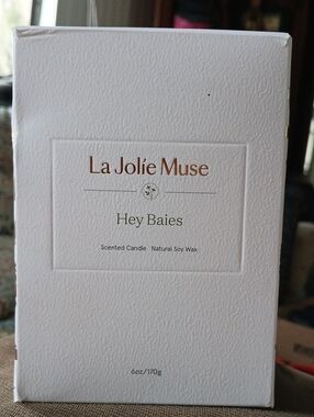 Hey Baies Scented Soy Candle - White
